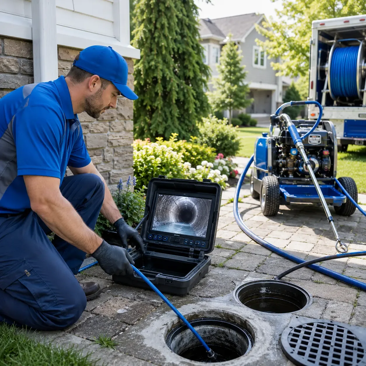 Outdoor drain cleaning professionals serving Aquilla, TX